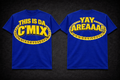 BAY ENERGY TEE (ROYAL BLUE & GOLD)