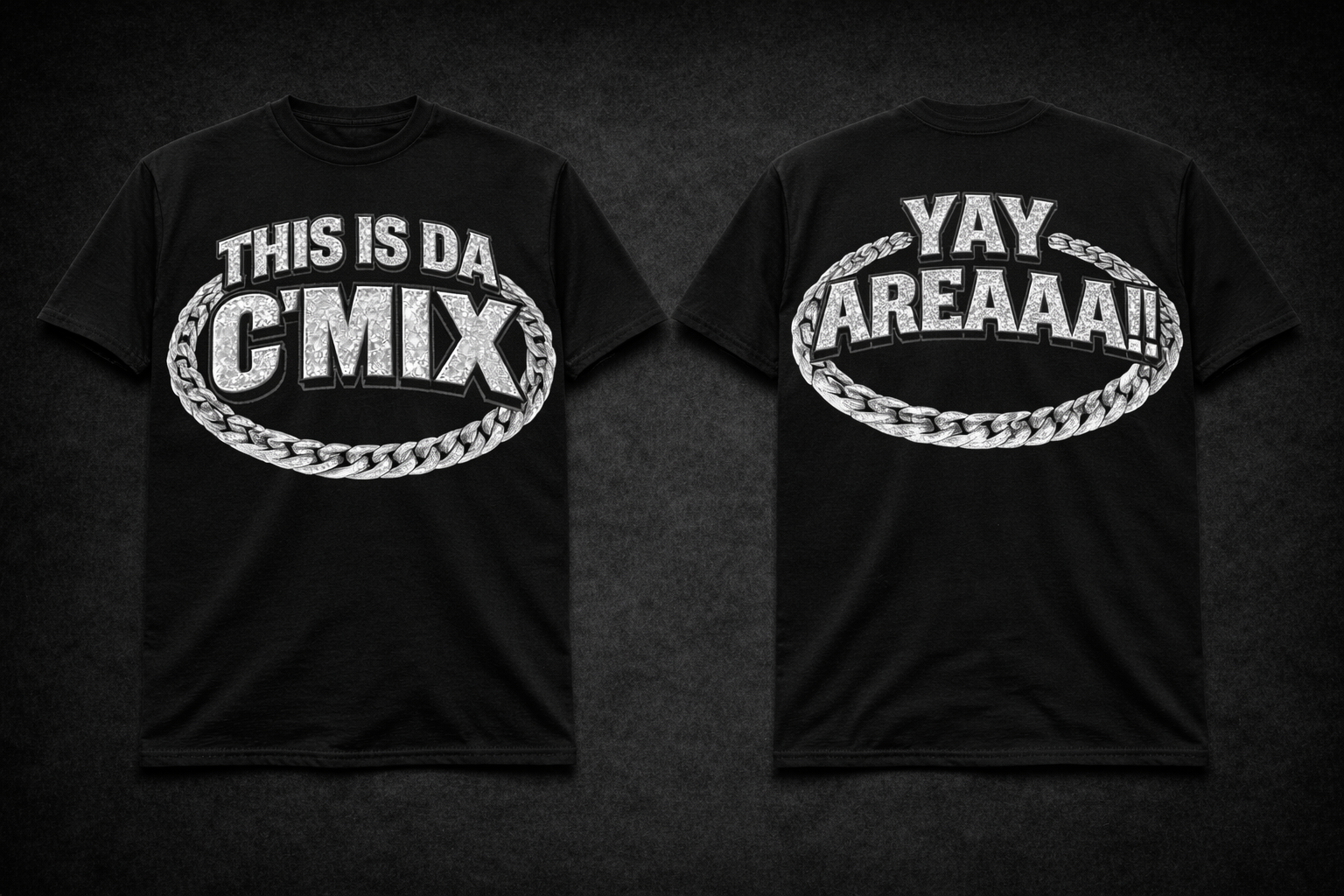 BAY ENERGY C’MIX TEE (SILVER & BLK)